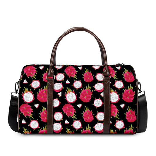 Pitaya Pattern Print Duffle Bag