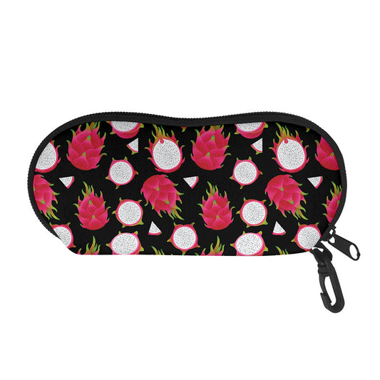 Pitaya Pattern Print Glasses Case