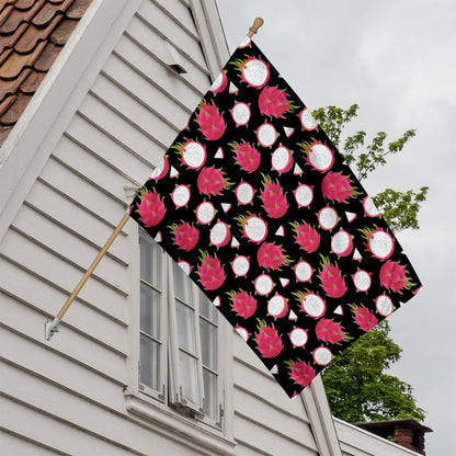 Pitaya Pattern Print House Flag