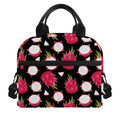 Pitaya Pattern Print Insulated Lunch Bag