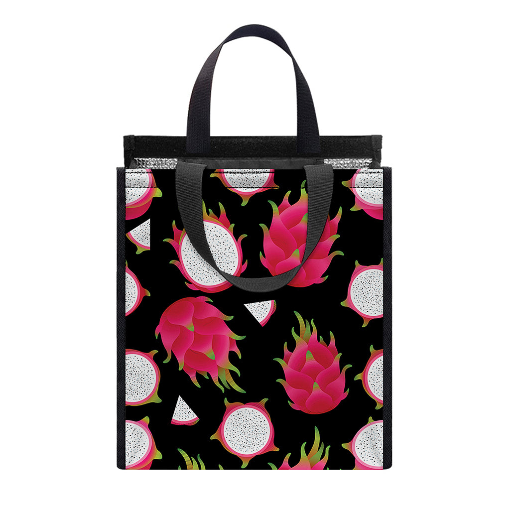 Pitaya Pattern Print Insulated Lunch Tote