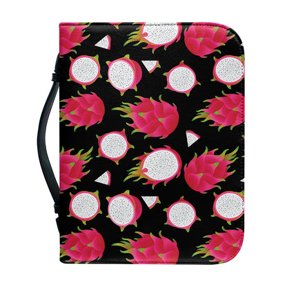 Pitaya Pattern Print Leather Bible Cover