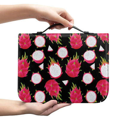 Pitaya Pattern Print Leather Bible Cover