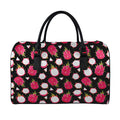 Pitaya Pattern Print Leather Duffel Bag