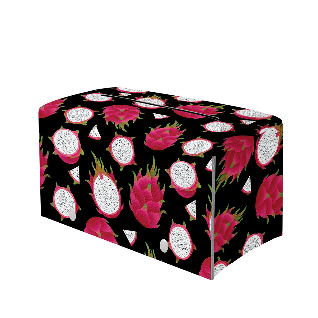 Pitaya Pattern Print Leather Tissue Box Cover