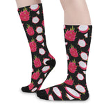 Pitaya Pattern Print Long Socks