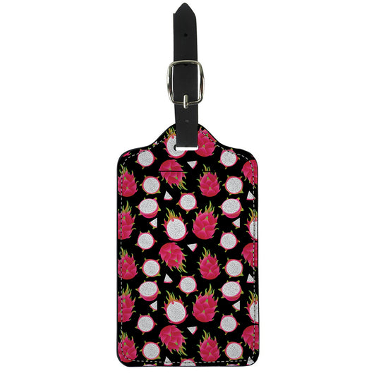 Pitaya Pattern Print Luggage Tag