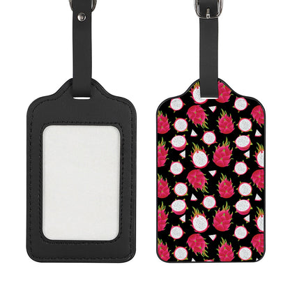 Pitaya Pattern Print Luggage Tag