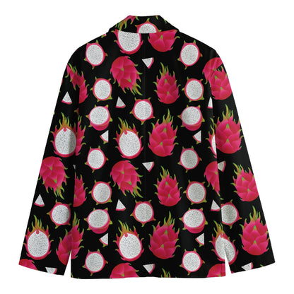 Pitaya Pattern Print Men's Blazer