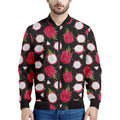 Pitaya Pattern Print Men's Bomber Jacket
