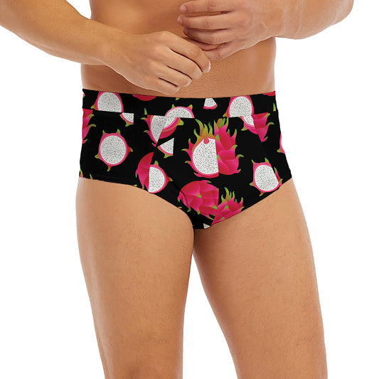 Pitaya Pattern Print Men's Briefs