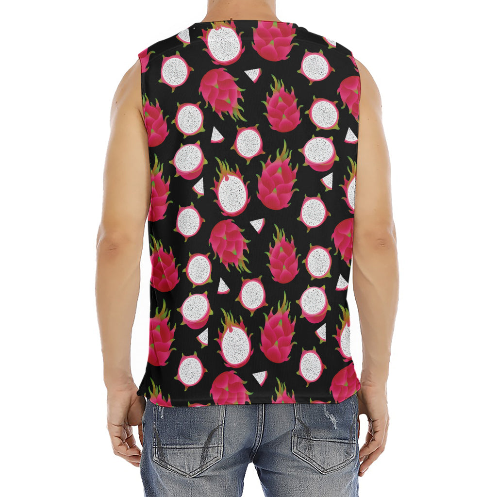 Pitaya Pattern Print Men's Fitness Tank Top
