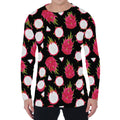 Pitaya Pattern Print Men's Long Sleeve T-Shirt