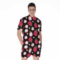 Pitaya Pattern Print Men's Romper