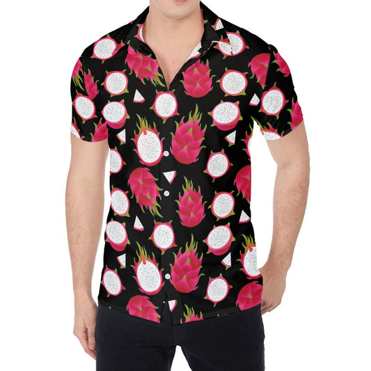 Pitaya Pattern Print Men's Shirt