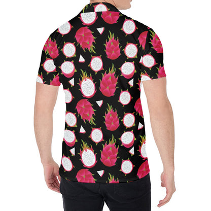 Pitaya Pattern Print Men's Shirt