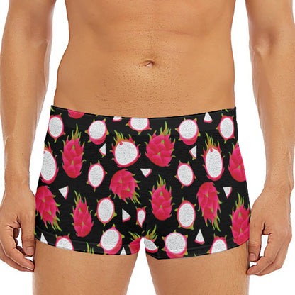 Pitaya Pattern Print Men's Short Boxer Briefs