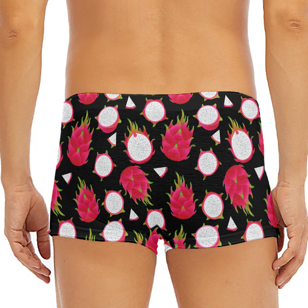 Pitaya Pattern Print Men's Short Boxer Briefs