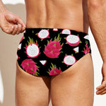 Pitaya Pattern Print Men's Swim Briefs