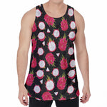 Pitaya Pattern Print Men's Velvet Tank Top