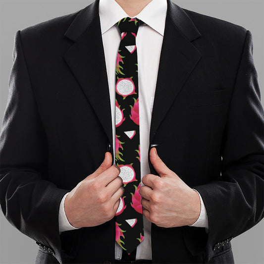 Pitaya Pattern Print Necktie