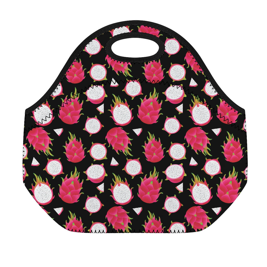 Pitaya Pattern Print Neoprene Lunch Bag