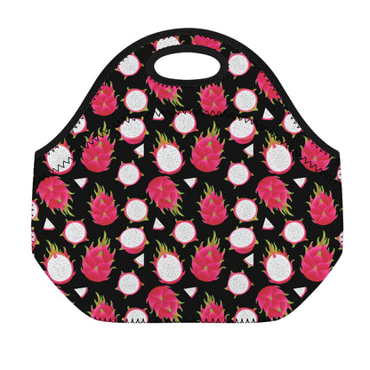 Pitaya Pattern Print Neoprene Lunch Bag