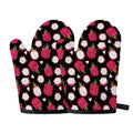 Pitaya Pattern Print Oven Mitts