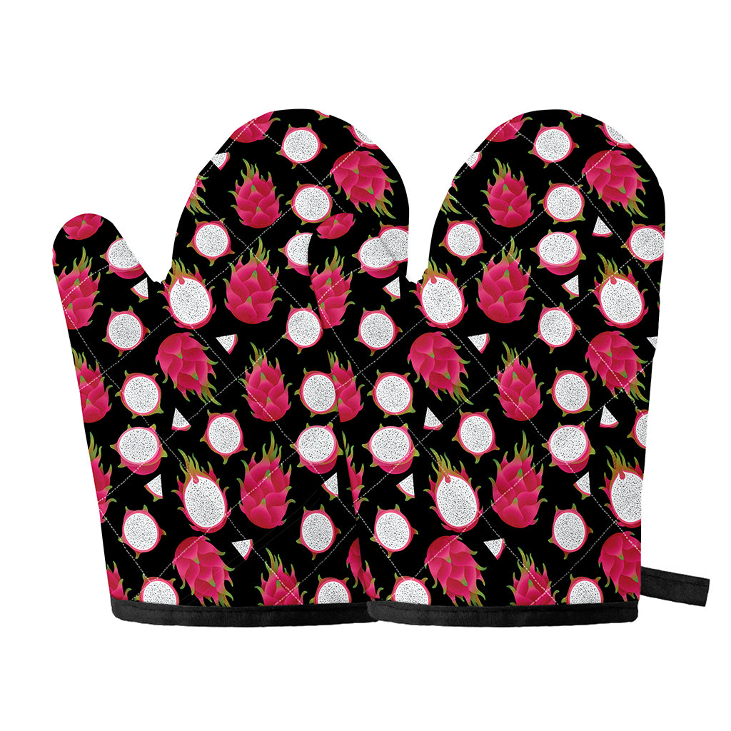 Pitaya Pattern Print Oven Mitts