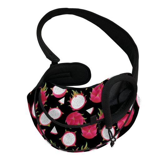 Pitaya Pattern Print Pet Sling Carrier