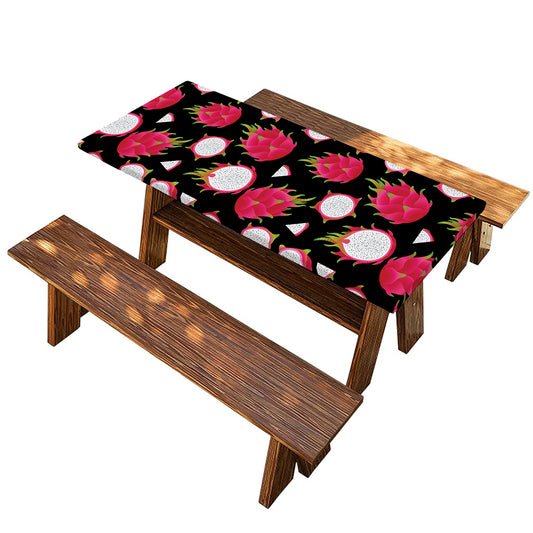Pitaya Pattern Print Picnic Table Cover
