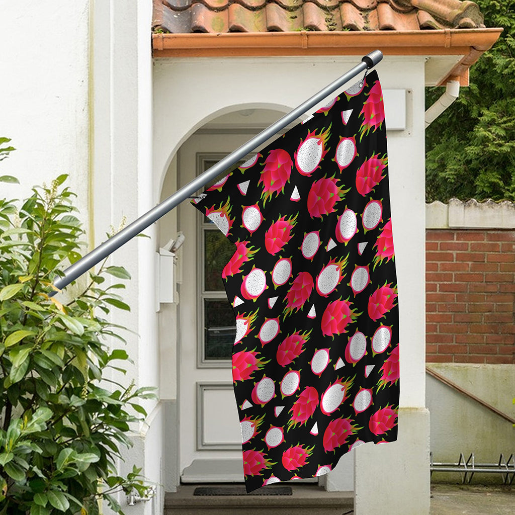 Pitaya Pattern Print Polyester Flag