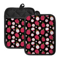 Pitaya Pattern Print Pot Holders With Pocket