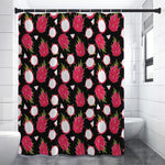 Pitaya Pattern Print Premium Shower Curtain