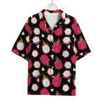 Pitaya Pattern Print Rayon Hawaiian Shirt