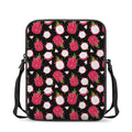 Pitaya Pattern Print Rectangular Crossbody Bag