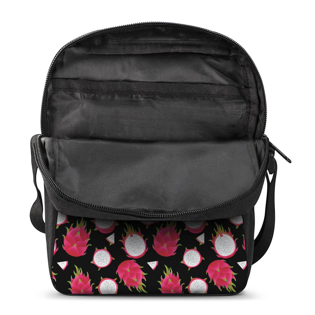 Pitaya Pattern Print Rectangular Crossbody Bag