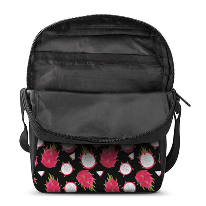 Pitaya Pattern Print Rectangular Crossbody Bag