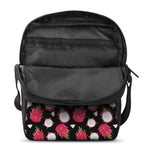 Pitaya Pattern Print Rectangular Crossbody Bag