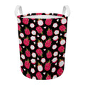 Pitaya Pattern Print Round Laundry Basket