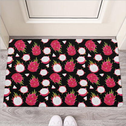 Pitaya Pattern Print Rubber Doormat