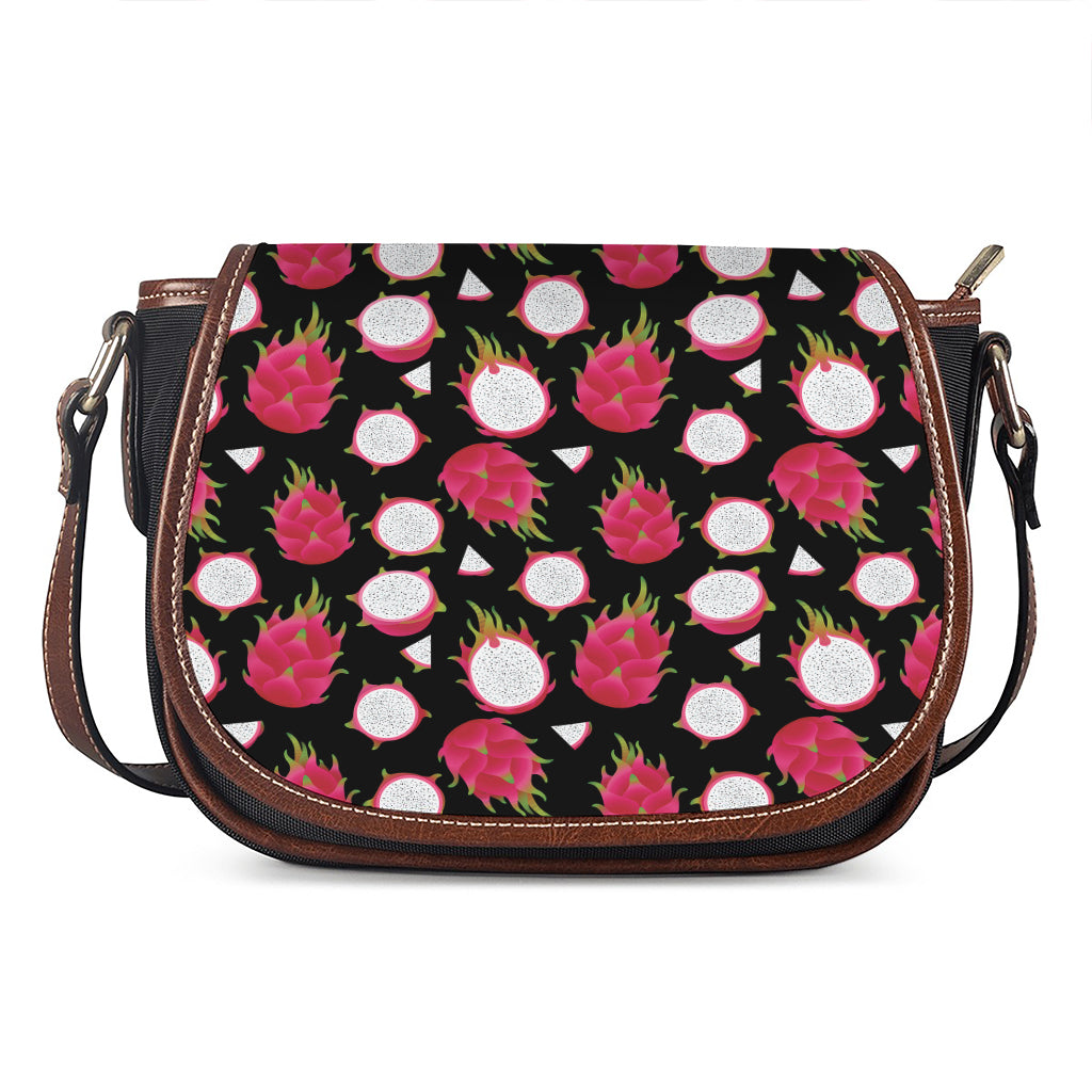 Pitaya Pattern Print Saddle Bag