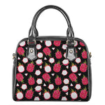 Pitaya Pattern Print Shoulder Handbag