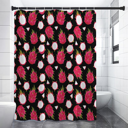 Pitaya Pattern Print Shower Curtain
