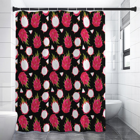 Pitaya Pattern Print Shower Curtain
