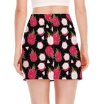Pitaya Pattern Print Side Slit Mini Skirt