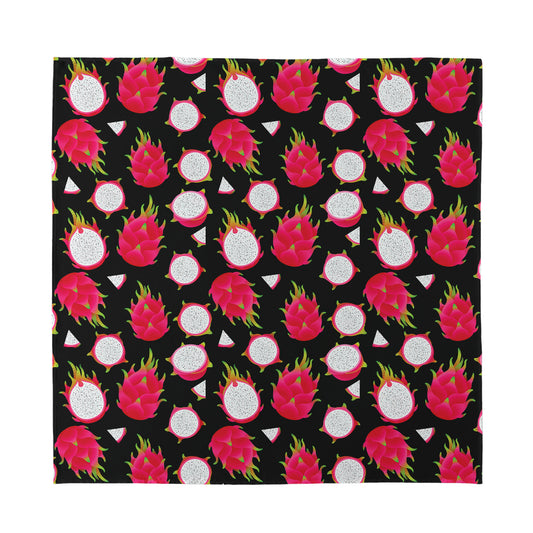Pitaya Pattern Print Silk Bandana