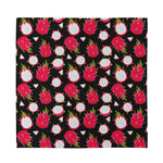 Pitaya Pattern Print Silk Bandana