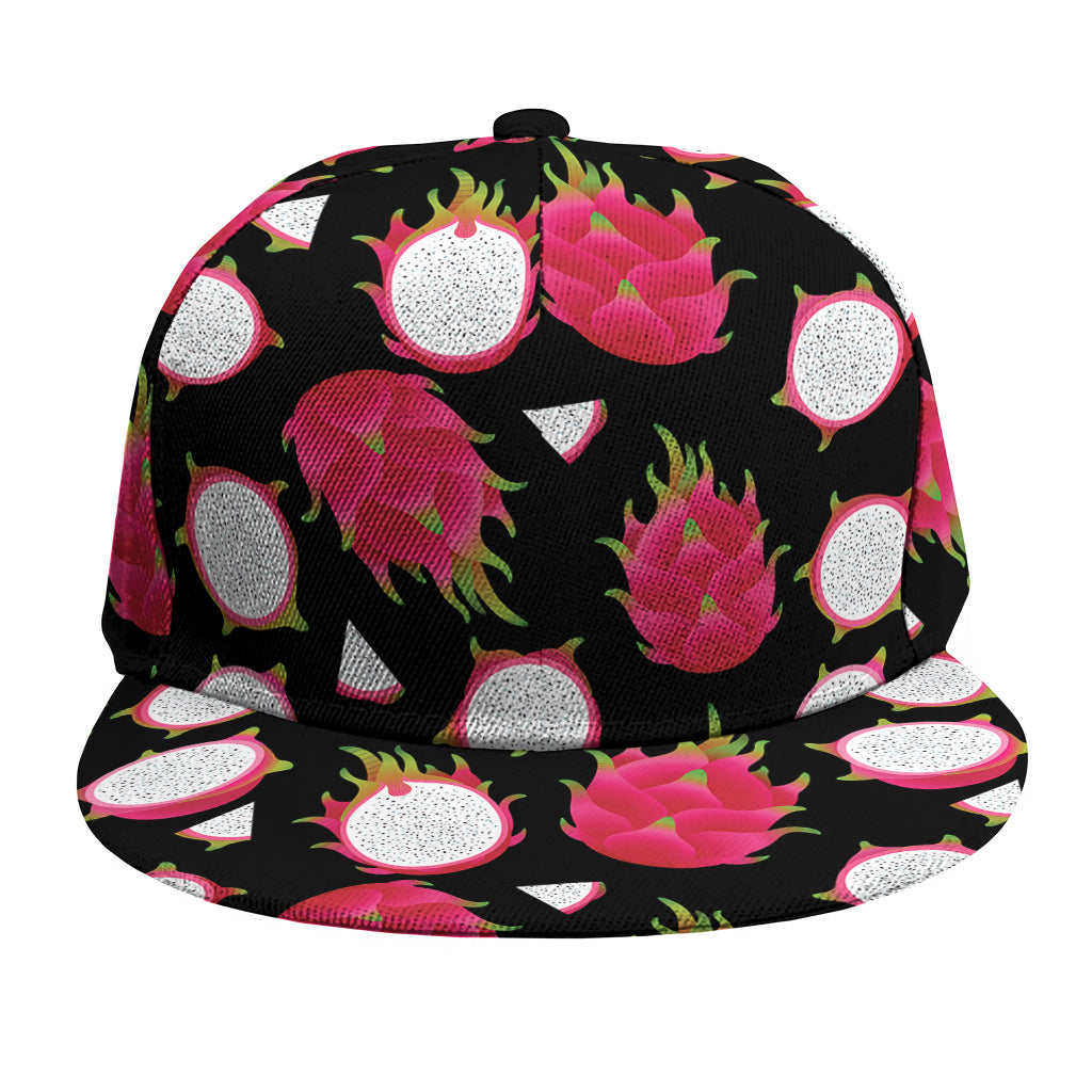 Pitaya Pattern Print Snapback Cap