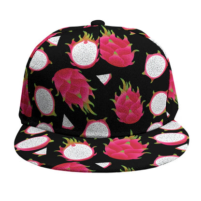 Pitaya Pattern Print Snapback Cap